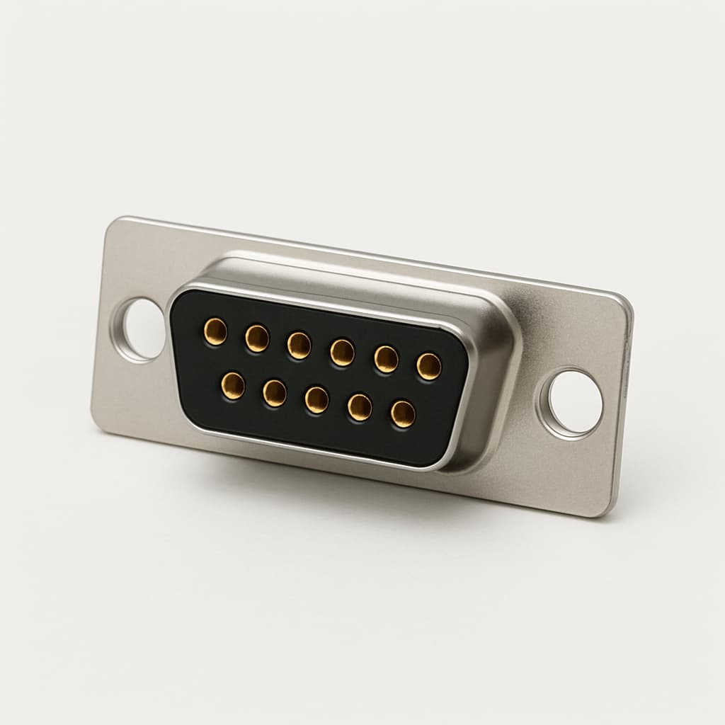 Molex / FCT 1731091832 (FZ15P1G1) D-Sub — illustrative AI-generated image