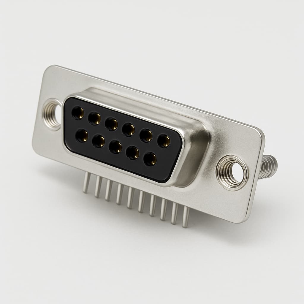 Molex / FCT 1731091915 (FZ15S1G1) D-SUB Receptacle — illustrative AI-generated image