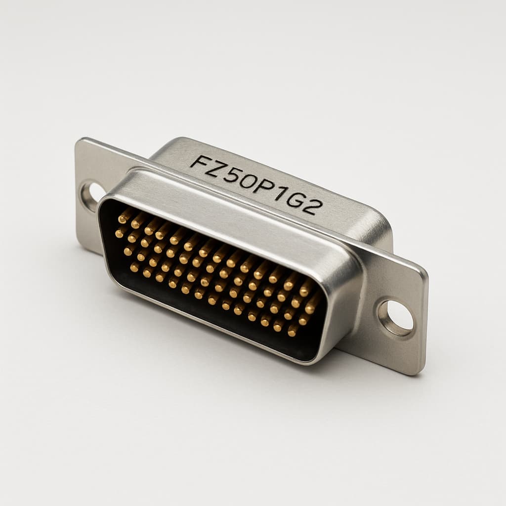 Molex / FCT 1731091833 (FZ50P1G2) D-SUB Connector — illustrative AI-generated image