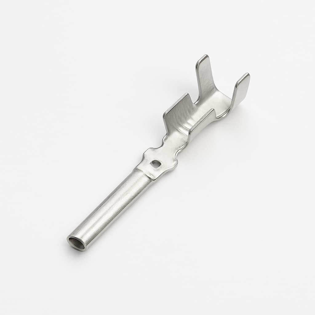 Molex / FCT 1731121105 (P7LR-K176V2) Stamped Plug Terminal — illustrative AI-generated image