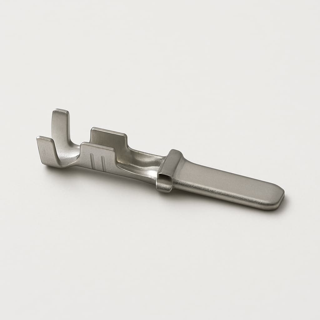 Molex / FCT 1731120548 (P7LR-V3) Stamped Plug Terminal — illustrative AI-generated image