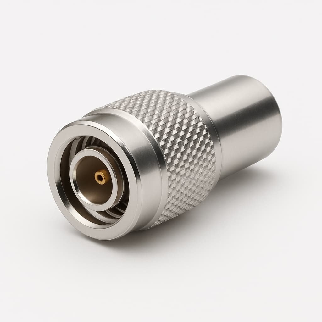 FFA.00.250.NTAC31 50Ohm Coax Plug — illustrative AI-generated image