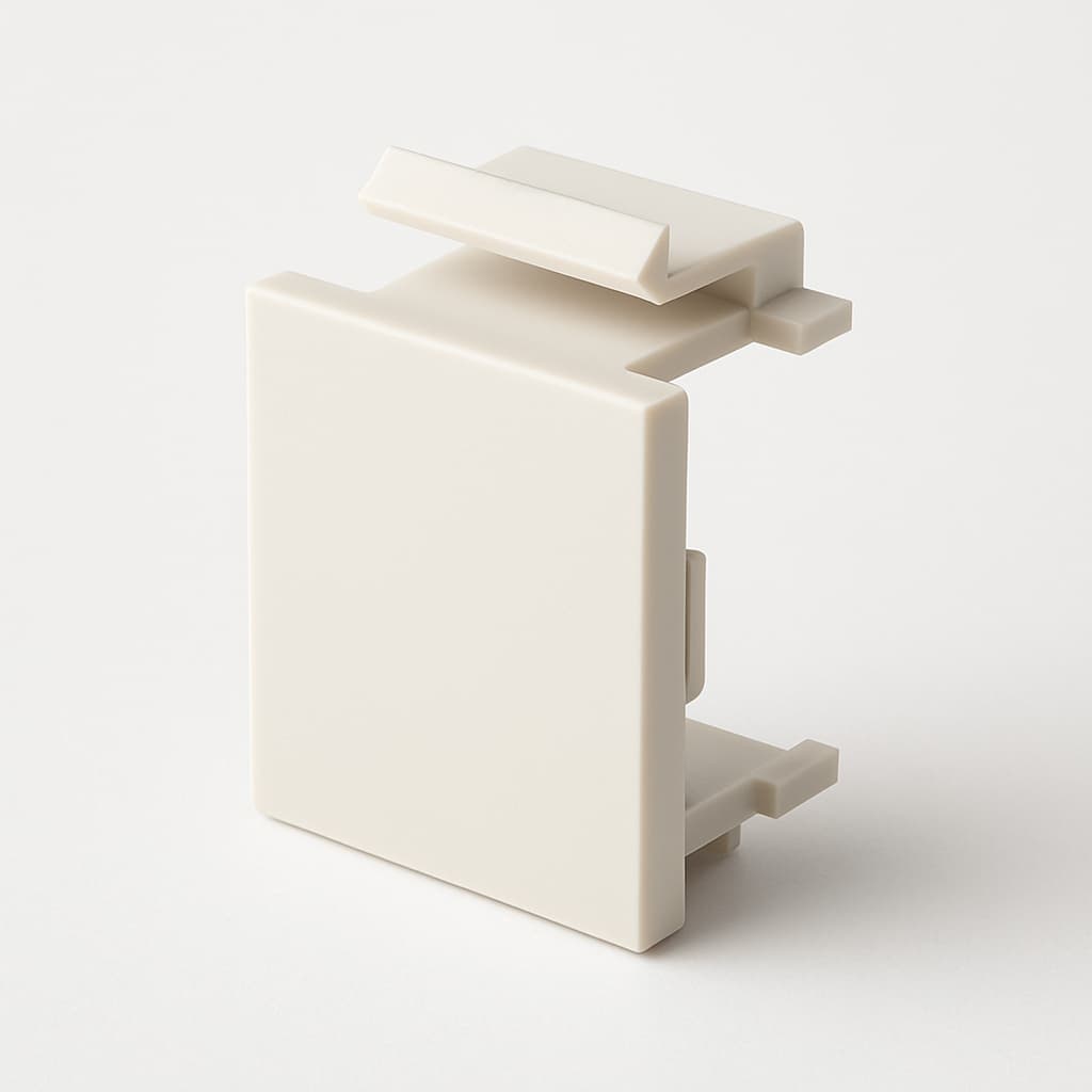 Telegartner H02025A4008 HD³ Module 0.5HU Blank — illustrative AI-generated image