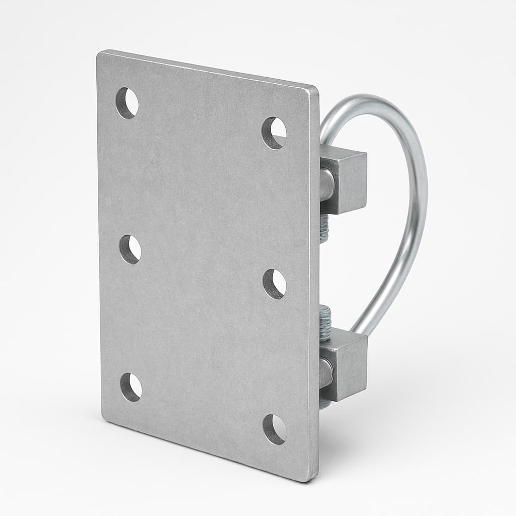 Telegartner H02026A0008 Adapter Plate for Mast Attachment — illustrative AI-generated image