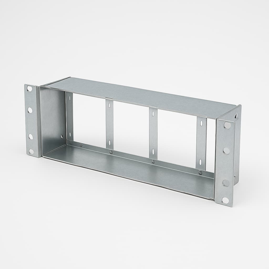 Telegartner H02030A0827 19" FO Module Carrier — illustrative AI-generated image