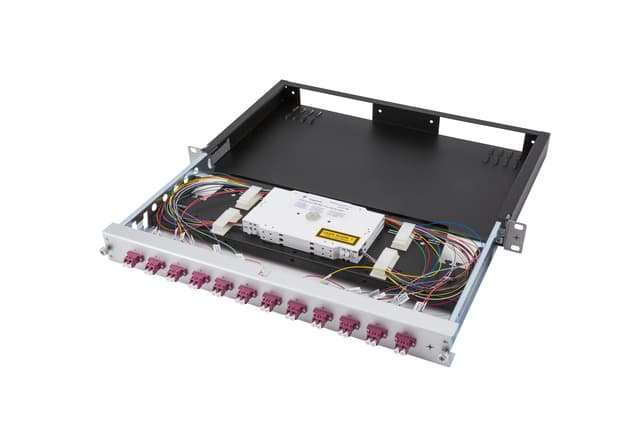 PROFI E LC Duplex Patch Panel with Pigtails, H02030E0830