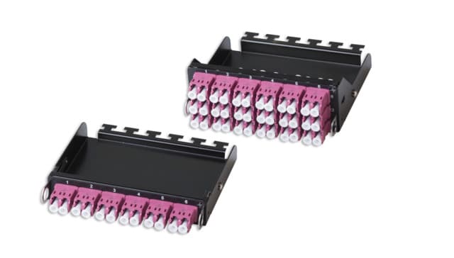 Telegaertner HD³ 0.5HU Patch Module 6xLC-D OS2/APC H02050A4003