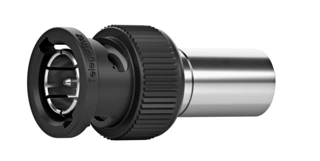 J01002A0090 BNC Straight Plug UHD Crimp G27 75 Ohm