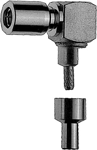 Telegaertner J01161A0851 SMB Angle Jack Crimp Connector