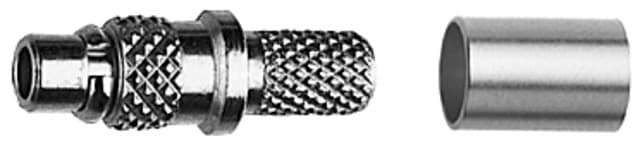 Telegaertner J01340B0151 MMCX Straight Plug, 50 Ohm