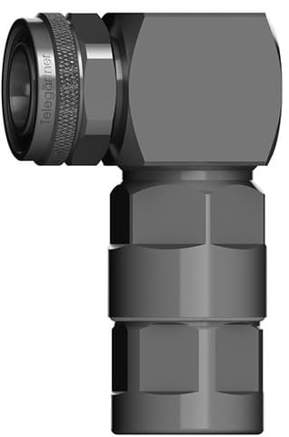 Telegaertner J01440A3014 4.3-10 Push-Pull Angle Plug
