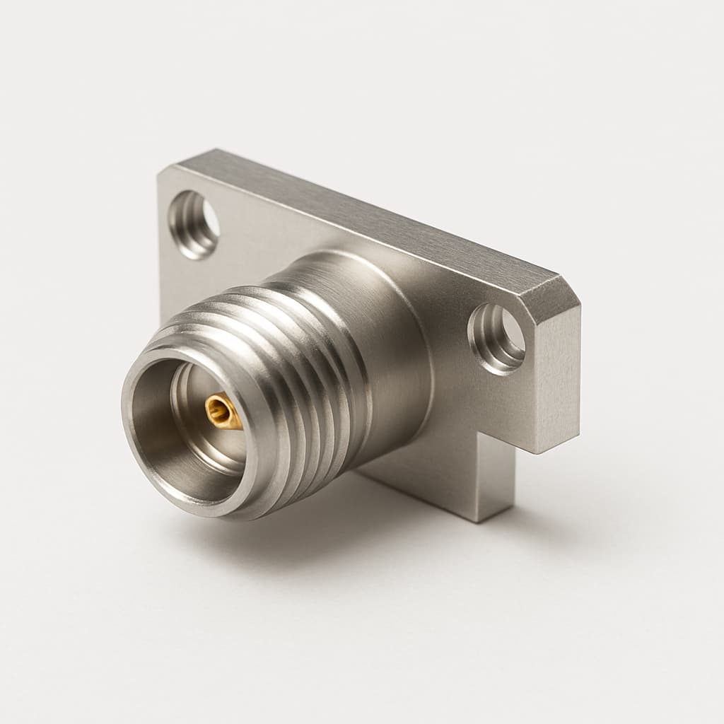 Telegartner J01531A0000 2.92 mm Edge Mount Screw-on Type — illustrative AI-generated image