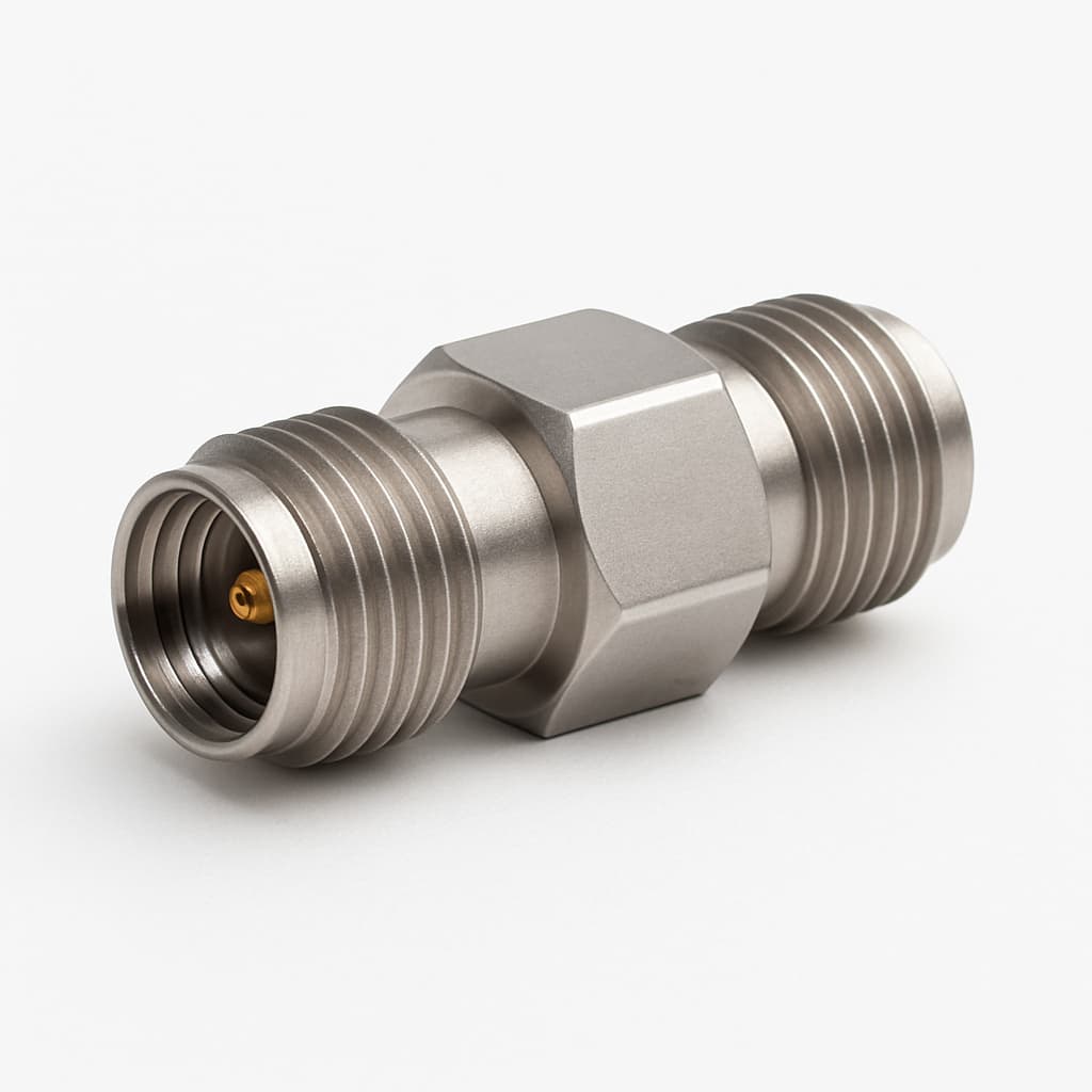 Telegartner J01532A0001 2.92 mm Precision Adaptor — illustrative AI-generated image