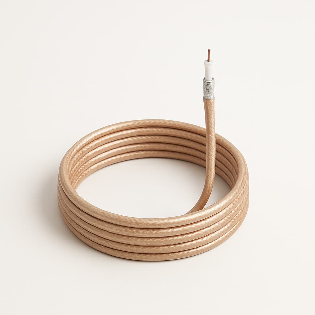 Telegartner L01000T0002 RG-316 Coaxial Cable — illustrative AI-generated image
