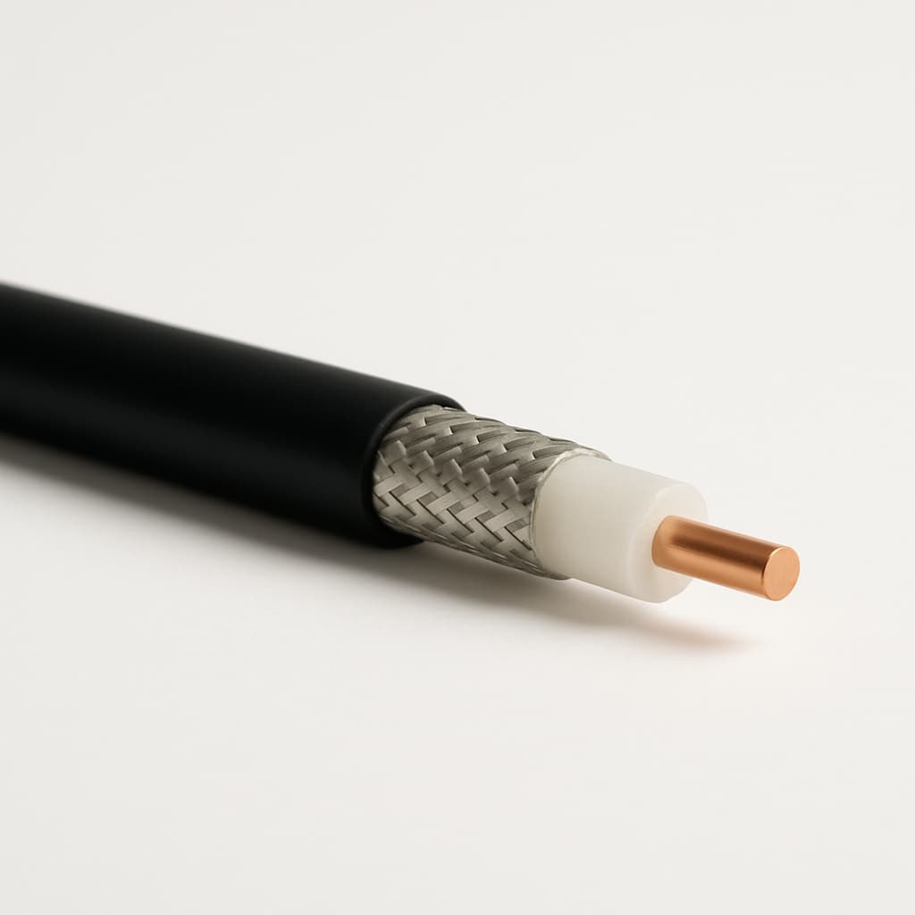 Telegartner L01001S0003 G-223 LSZH Coaxial Cable — illustrative AI-generated image