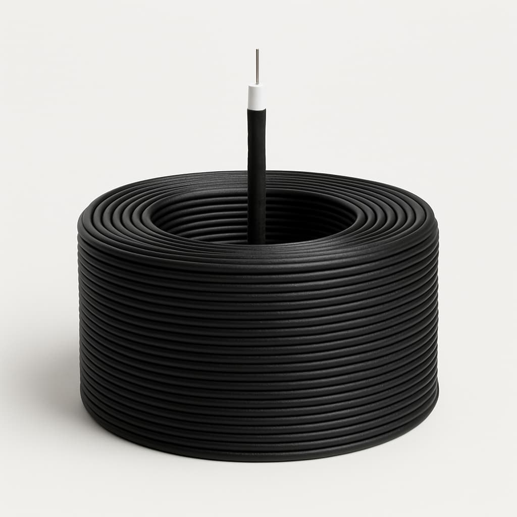 Telegartner L01001T0001 RG-59 Coax Cable — illustrative AI-generated image