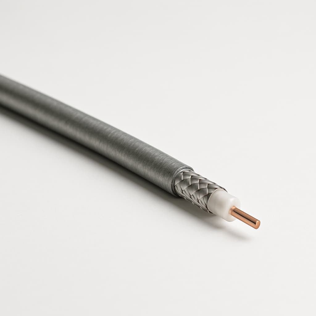 Telegärtner L01030T0000 Semi Flex .141 Coax Cable — illustrative AI-generated image