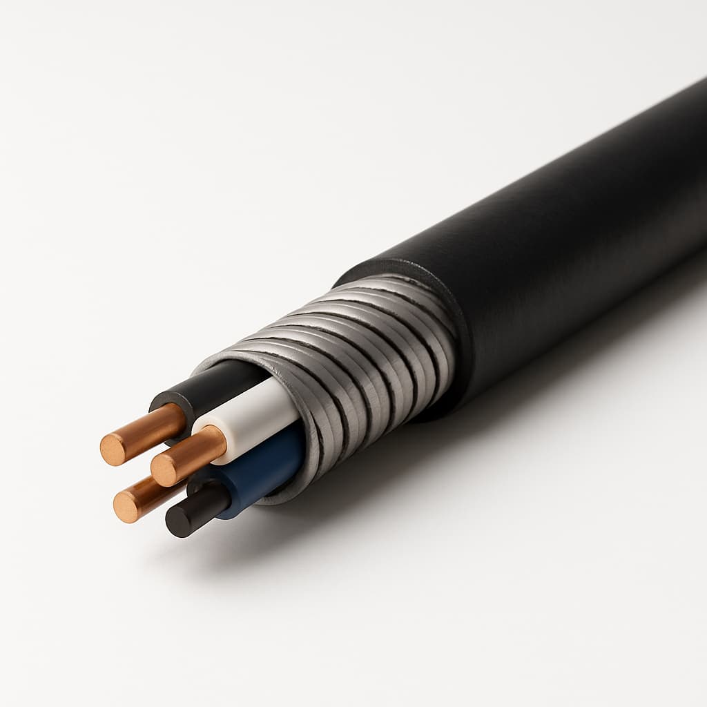 Telegartner L08021D0403 Armoured Outdoor Cable — illustrative AI-generated image