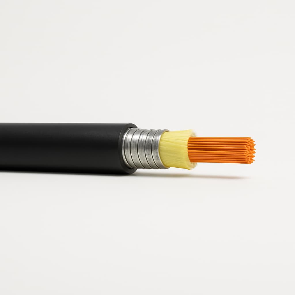 Telegartner L08021D0405 Armoured Outdoor Cable — illustrative AI-generated image
