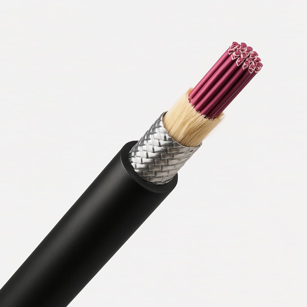 Telegartner L08021D0705 Armoured Outdoor Cable — illustrative AI-generated image