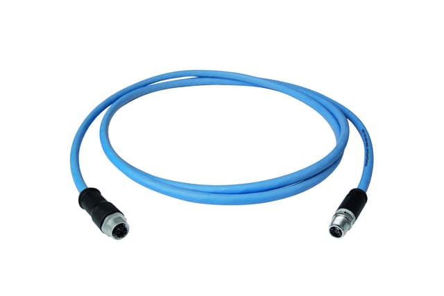 Telegaertner L82000A0003 M12x1-M12x1 X-coded Cat.6A Cable Assembly