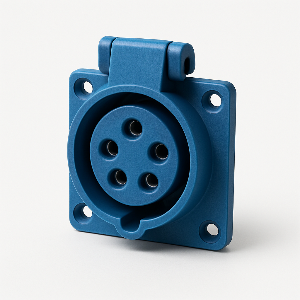 KFV50 5-Pole Socket — illustrative AI-generated image