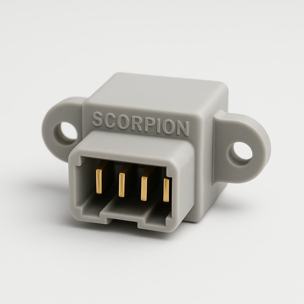 SP8XHT1S834001/AA Scorpion Female Connector — illustrative AI-generated image