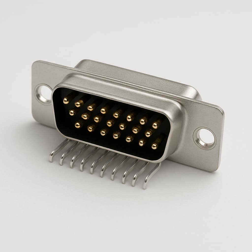 Molex / FCT 1731130454 (F15-26P116-3563) D-Sub HD PCB Connector — illustrative AI-generated image