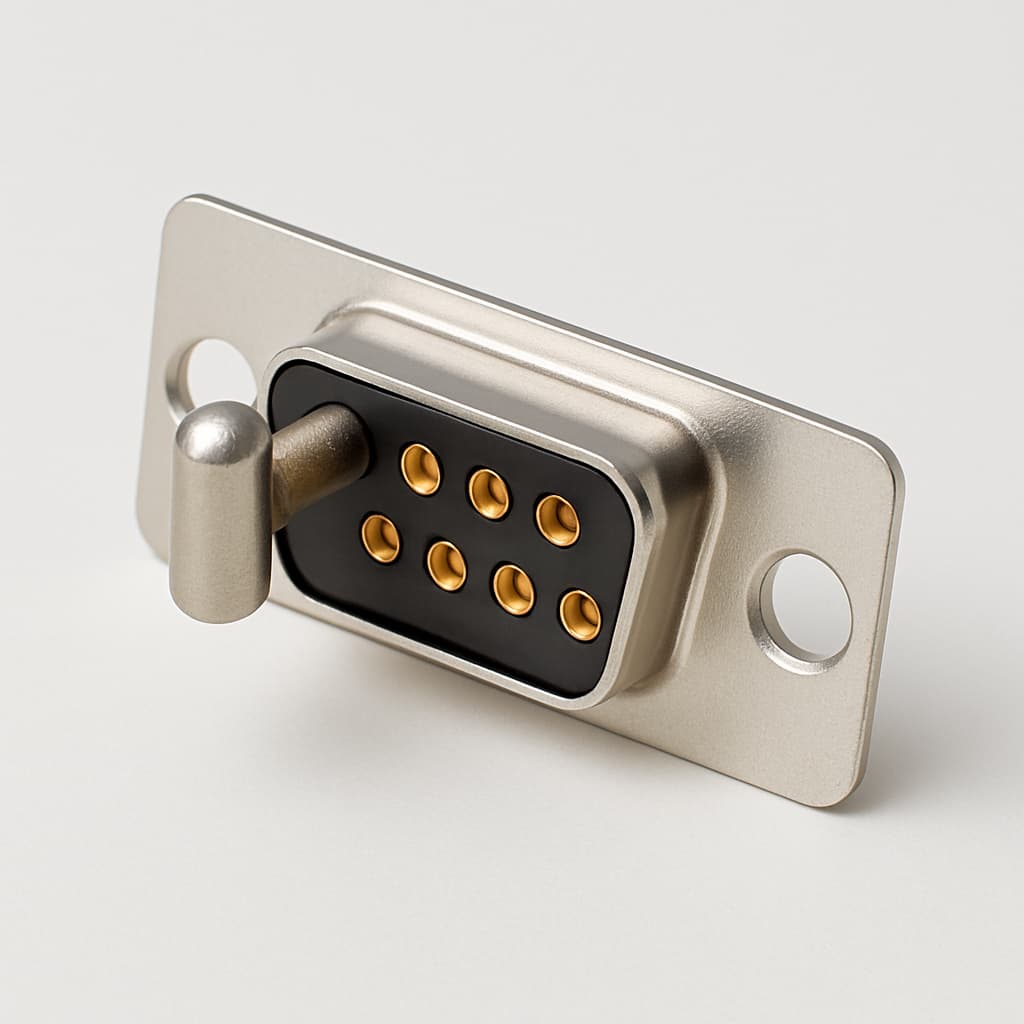 Molex / FCT FHW8W8S-0829 D-Sub Mixed Float Mount Guide Pin — illustrative AI-generated image