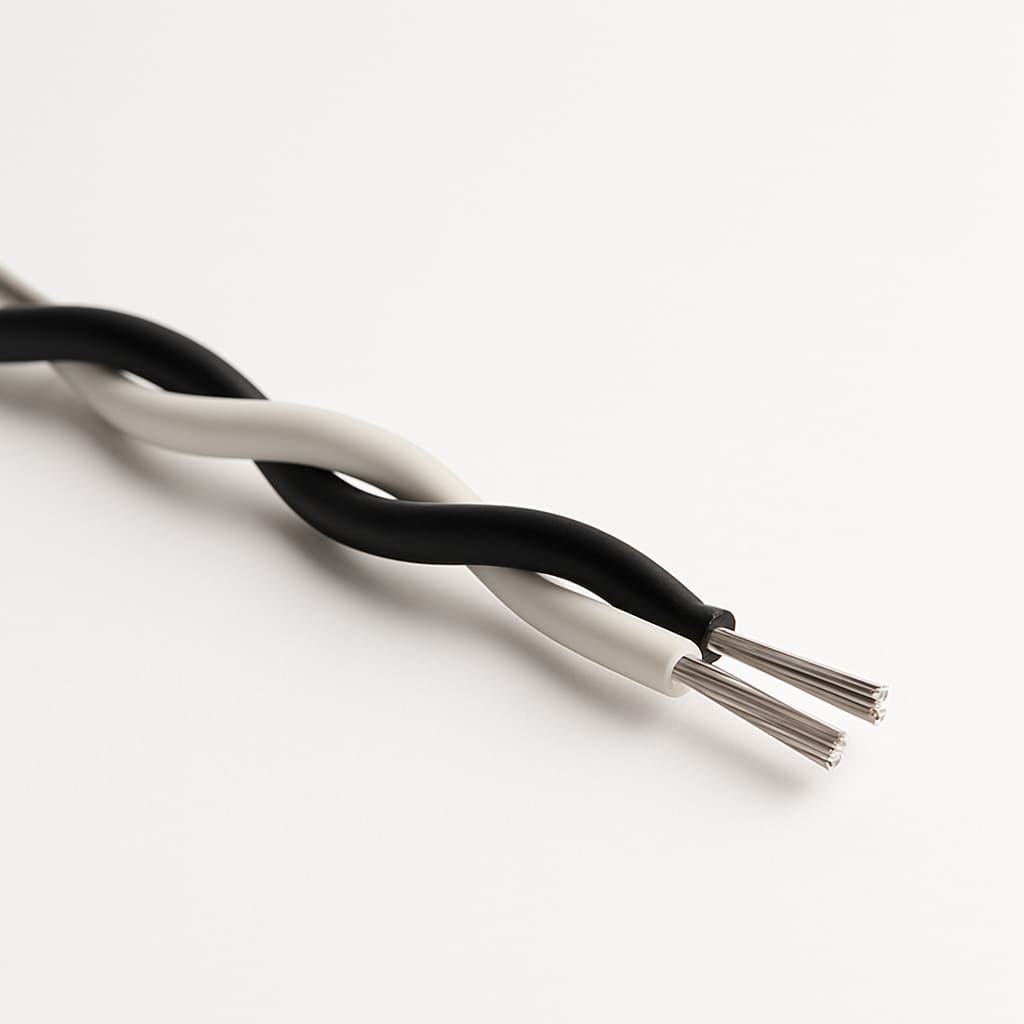 RAYCHEM 55A0121-24-0/9 Twisted Pair Cable AWG24 600V — illustrative AI-generated image