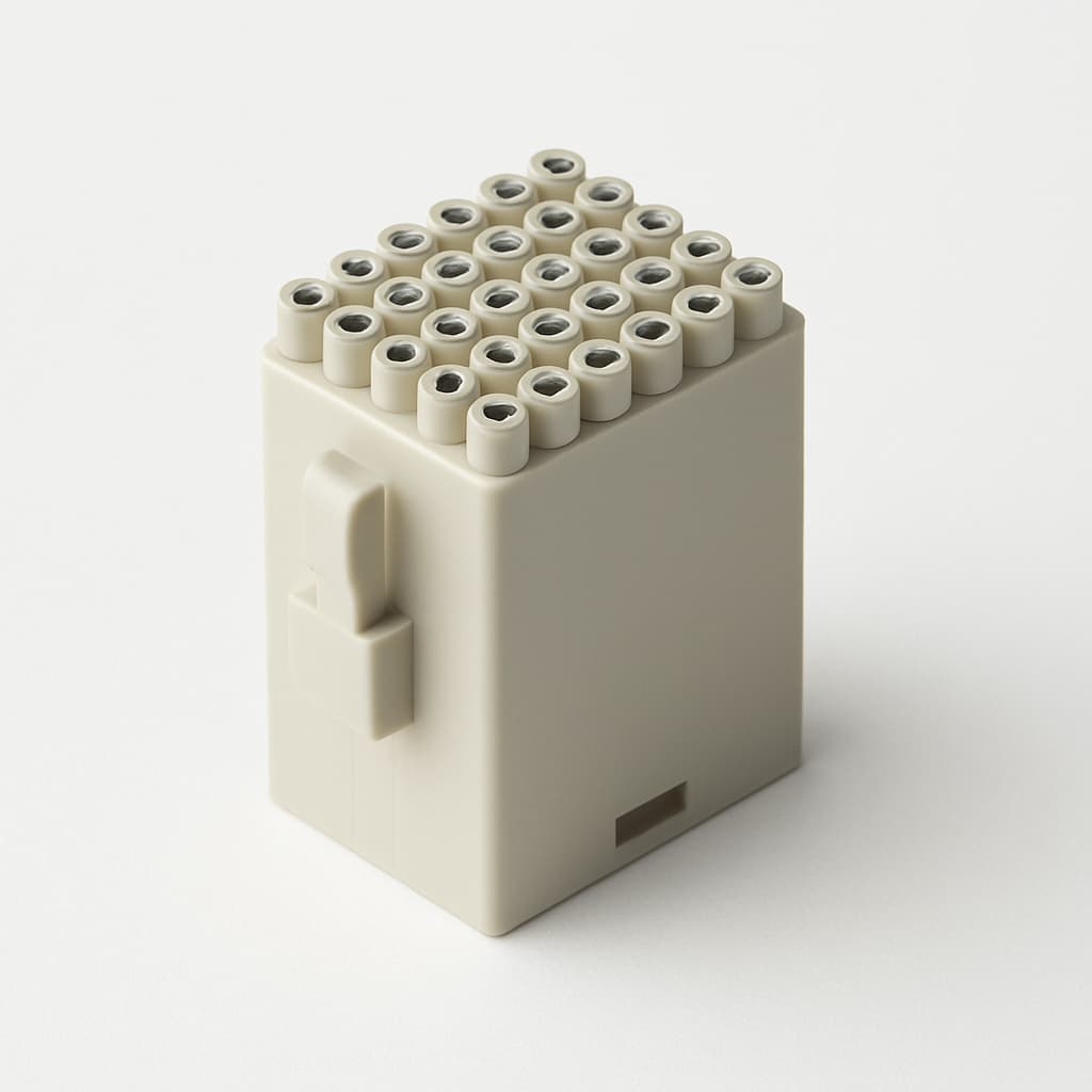 09 14 036 3101 Han Full High Density Module, crimp-F — illustrative AI-generated image
