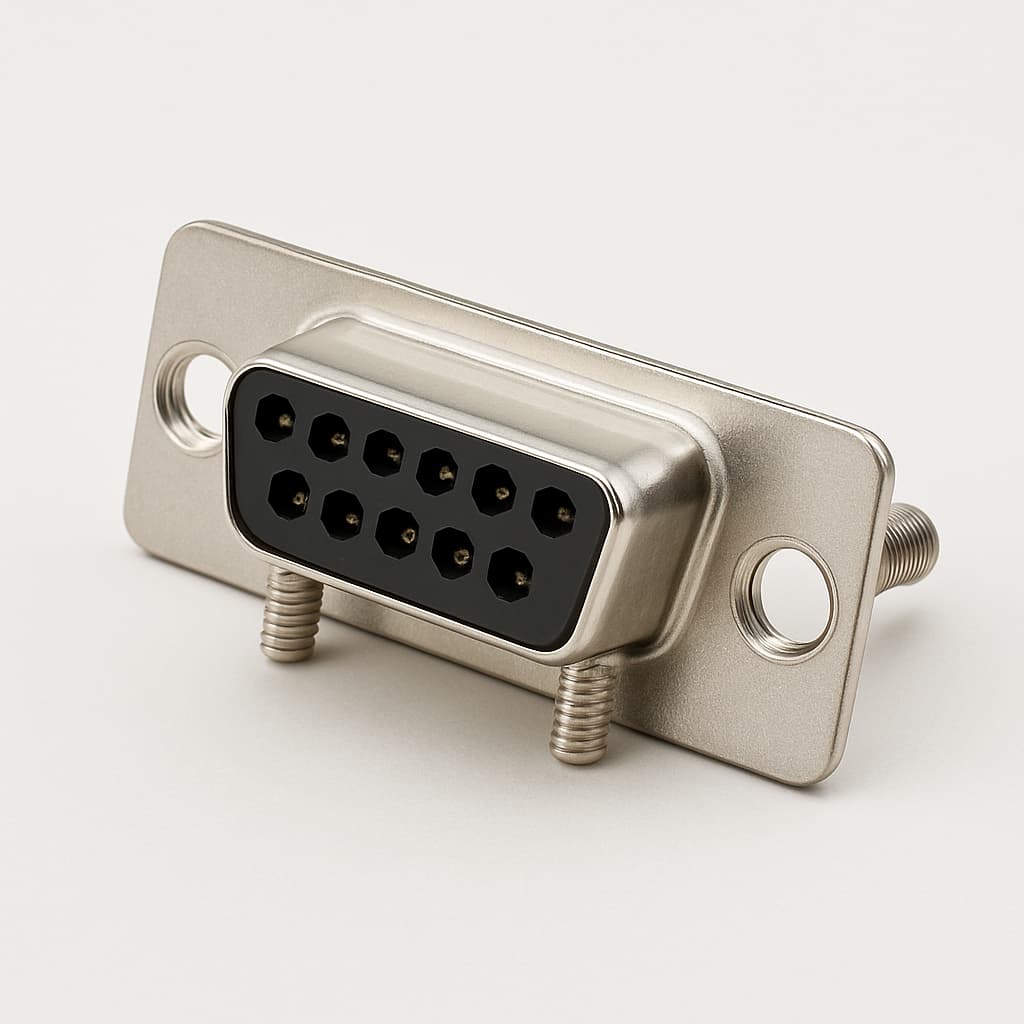 Molex / FCT 1731070611 (FMT21WA4S-K121) D-Sub Connector — illustrative AI-generated image