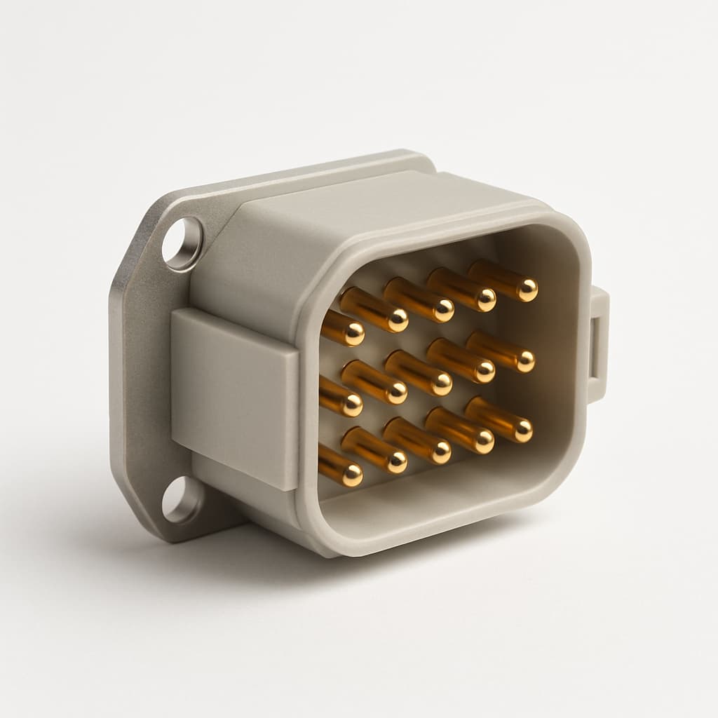 ODU S42C2S-P11MJG0-750S 11P Male Connector — illustrative AI-generated image