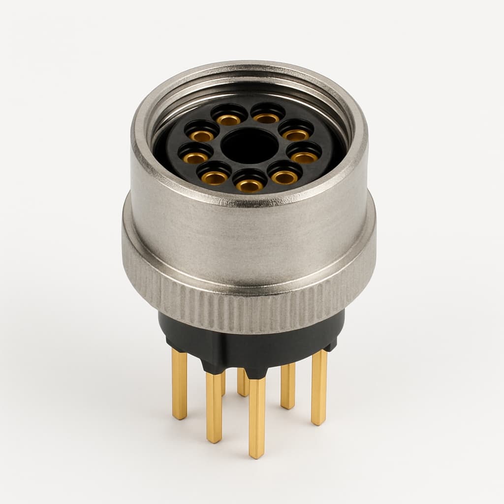 EYG.2B.310.NLN Straight PCB Socket 10CT — illustrative AI-generated image