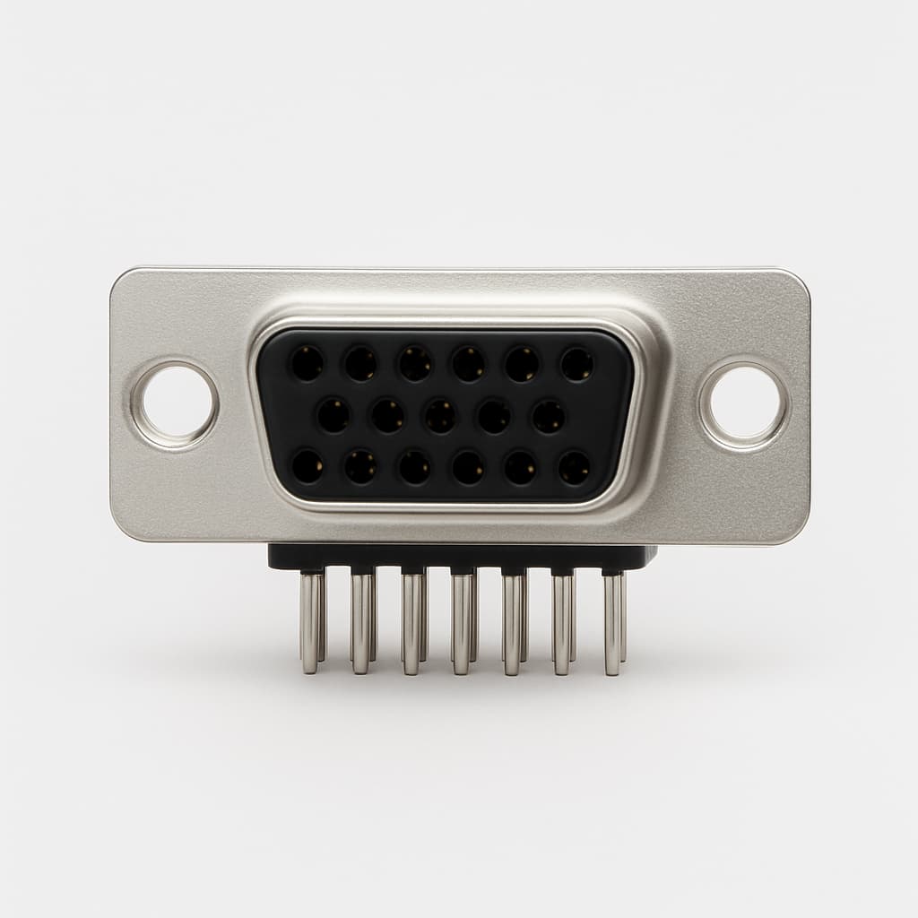 Molex / FCT 1731130420 (F09-15S116G2-0903) HD D-Sub Connector — illustrative AI-generated image
