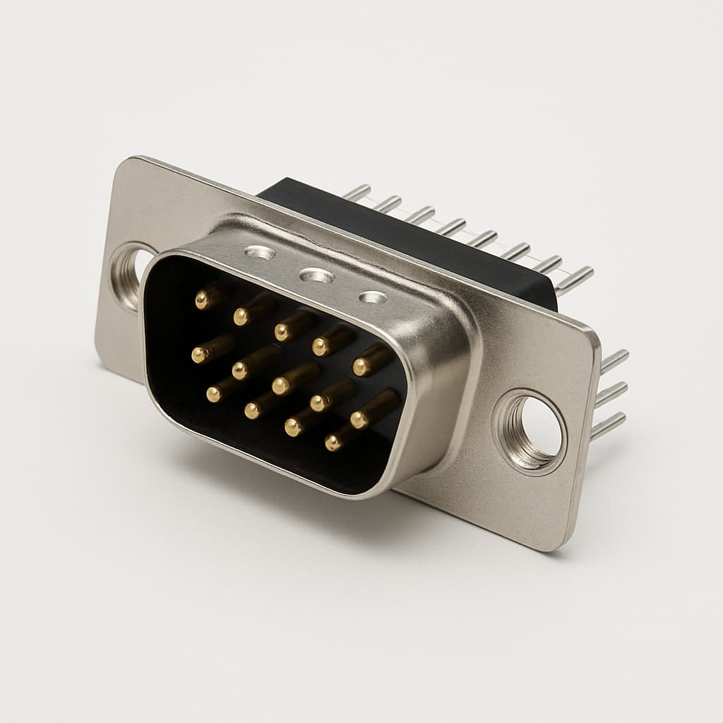 Molex / FCT 1731130417 (F09-15P116G2-0903) HD D-Sub PCB Connector — illustrative AI-generated image