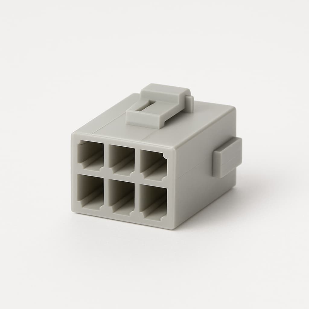 Z81F1C-P06LFG0-000H 6 Pole Connector — illustrative AI-generated image