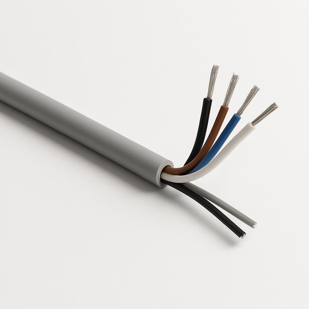 NWI AWM2464 Cable 4x0.22 Grey — illustrative AI-generated image