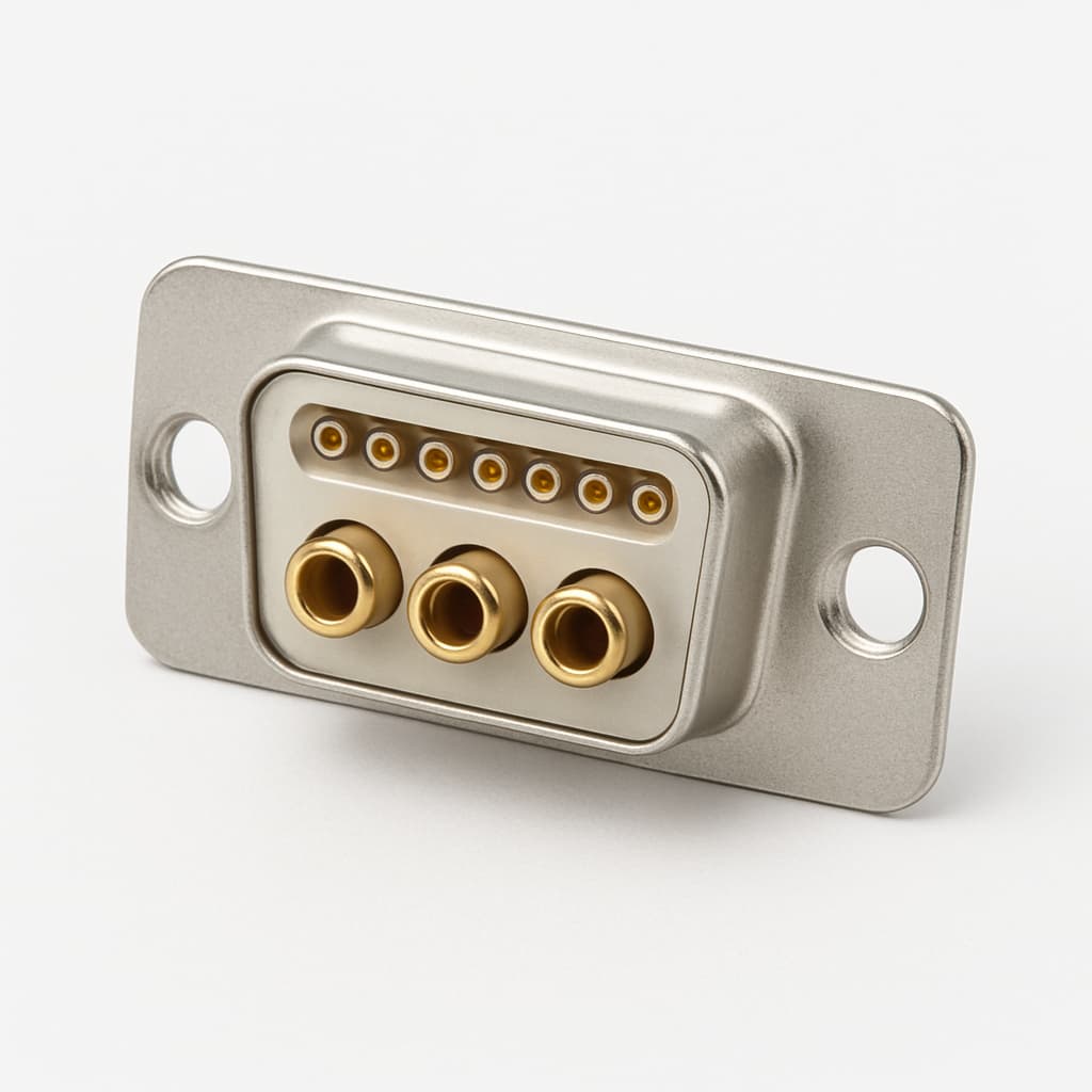 Molex / FCT FM13W3P-3509 D-sub-Mix Non-Magnetic Connector — illustrative AI-generated image