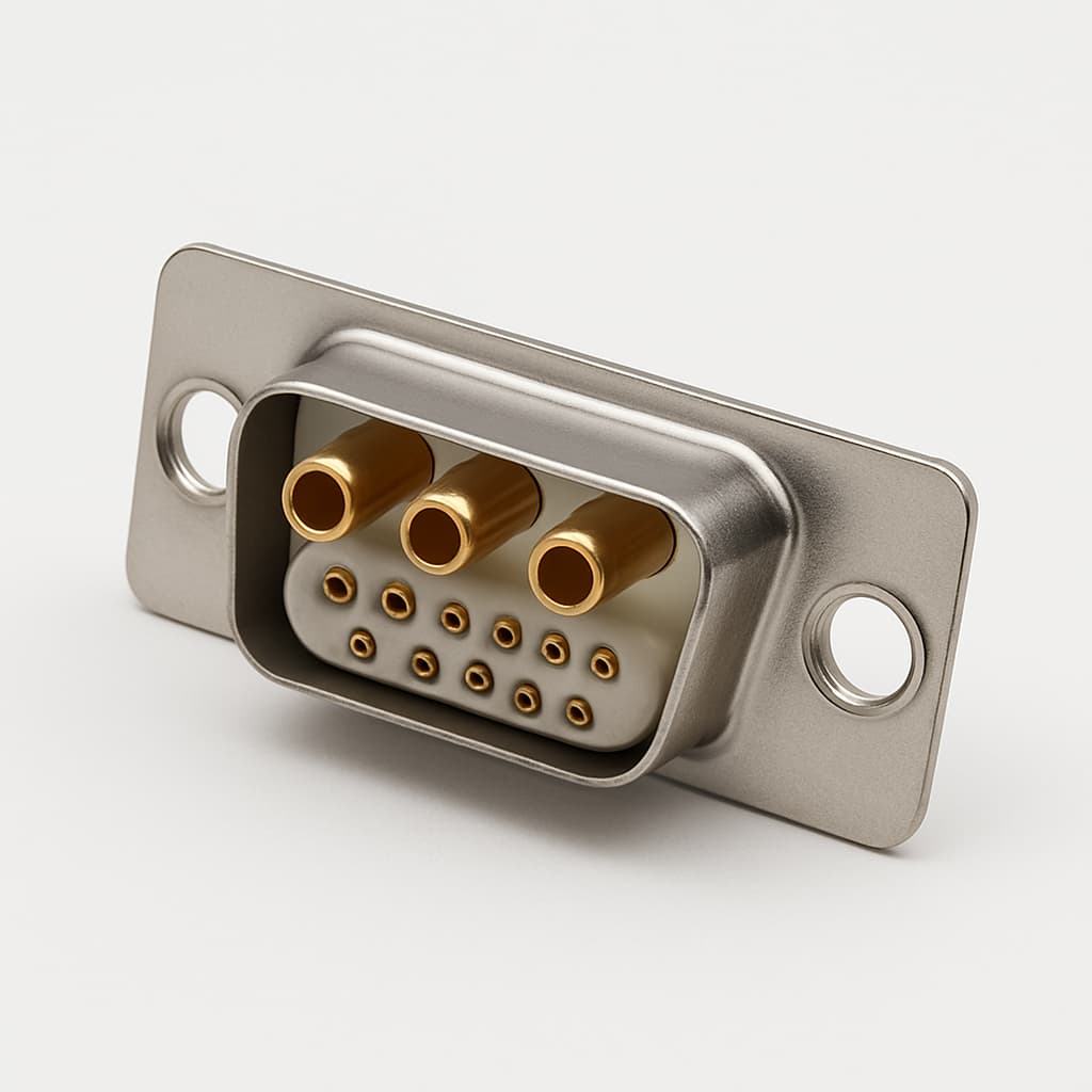 Molex / FCT FM13W3S-3509 D-sub-Mix Non-Magnetic Connector — illustrative AI-generated image