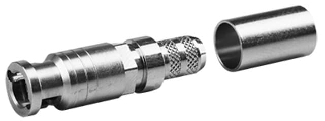 Mini HD-BNC Straight Plug Crimp J01290C0063