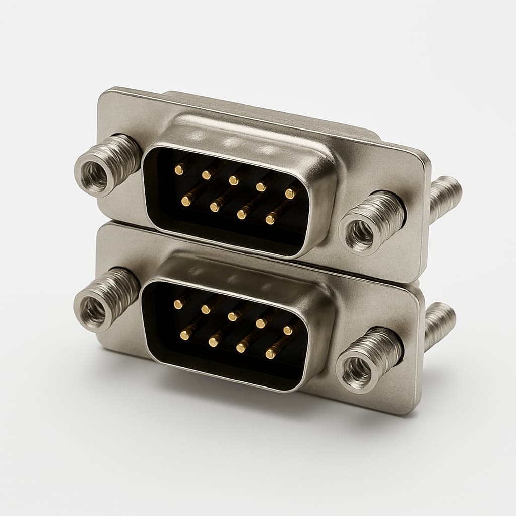 Molex / FCT 1731141001 (FDZ09PG1S) Dualport 9/9P Male Connector — illustrative AI-generated image