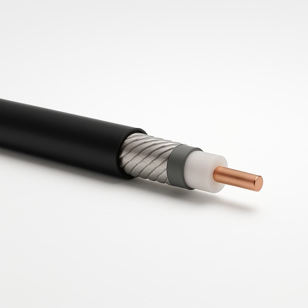 RG214/U-LSZH-ARM-LSZH Cable — illustrative AI-generated image