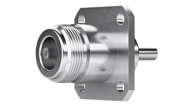 Telegaertner J01021A0217 N Panel Jack, Crimp/Crimp, 50 Ohm