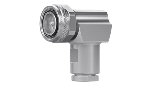 Telegaertner J01440A0034 4.3-10 Angle Plug, Screw Type, 50 Ohm, IP67