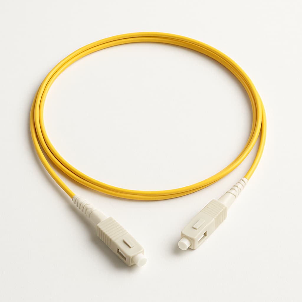 Telegaertner L00880A0033 FFP Test Cord SC Simplex to SC Simplex 1.0m — illustrative AI-generated image