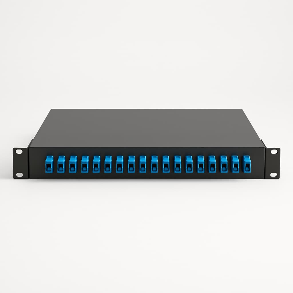 Owl Patch Panel Fiber M50810A0001 — illustrative AI-generated image