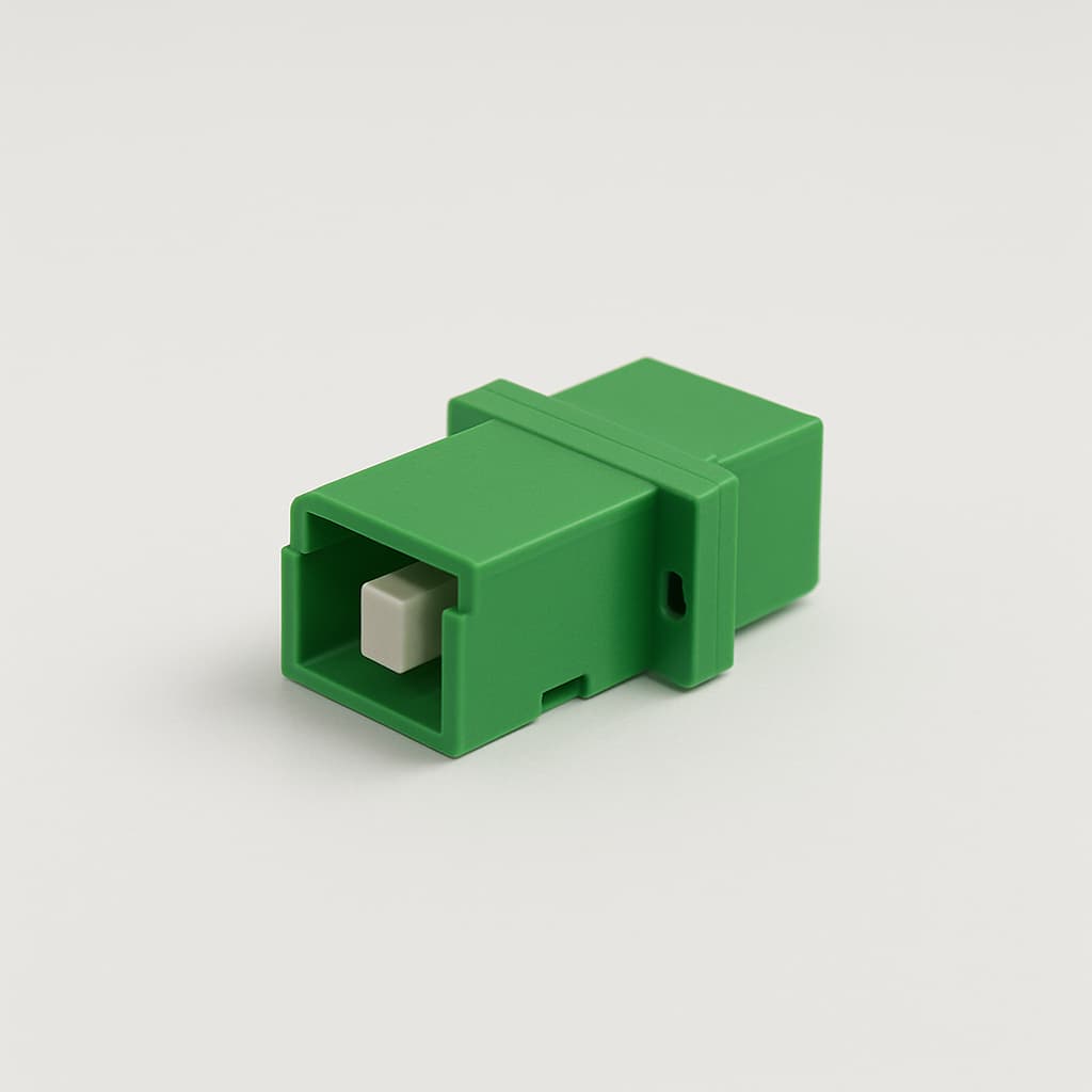 Telegaertner J08071A0085 LC/APC-D Adaptor — illustrative AI-generated image