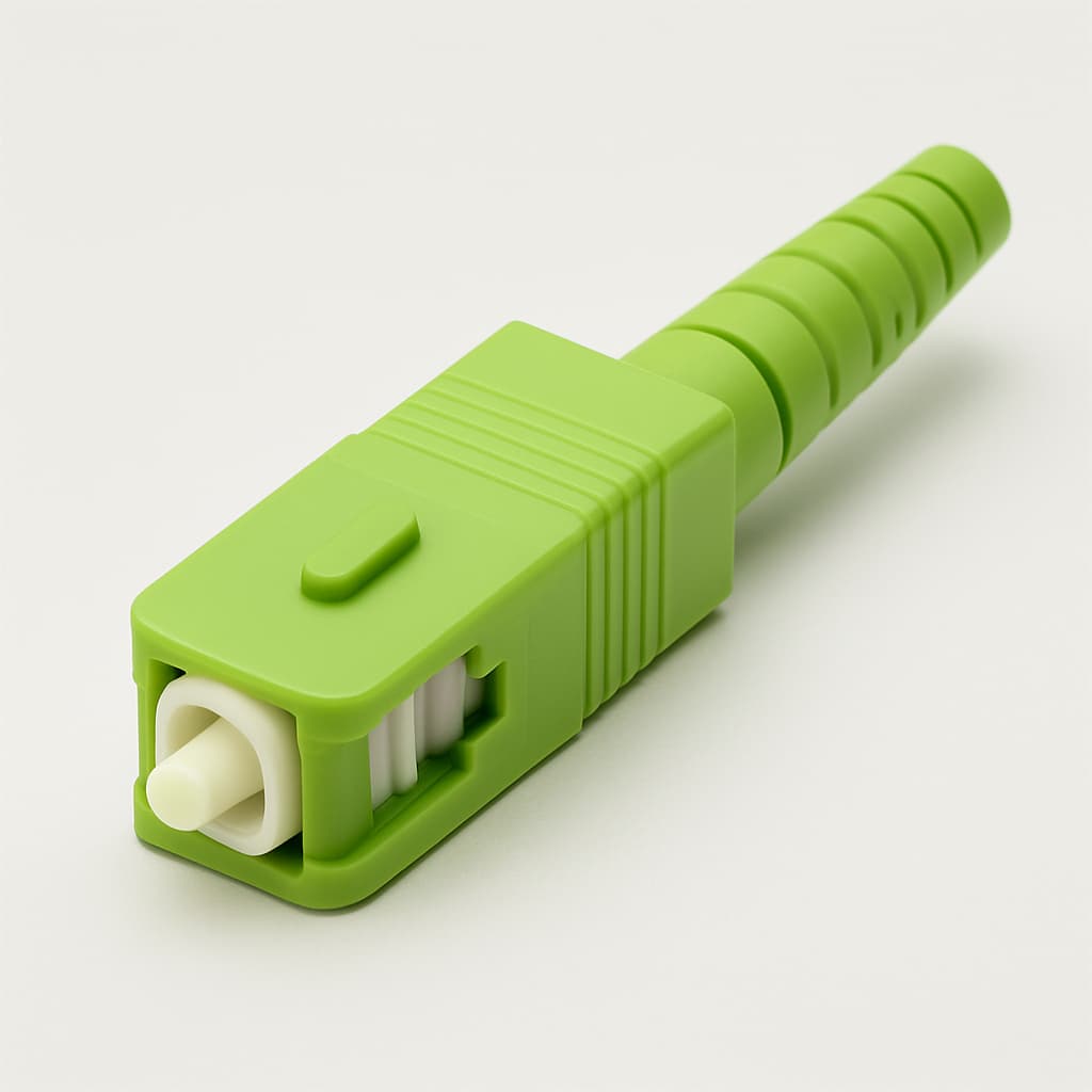 Telegaertner J08080B0026 SC Plug Multimode OM5 — illustrative AI-generated image