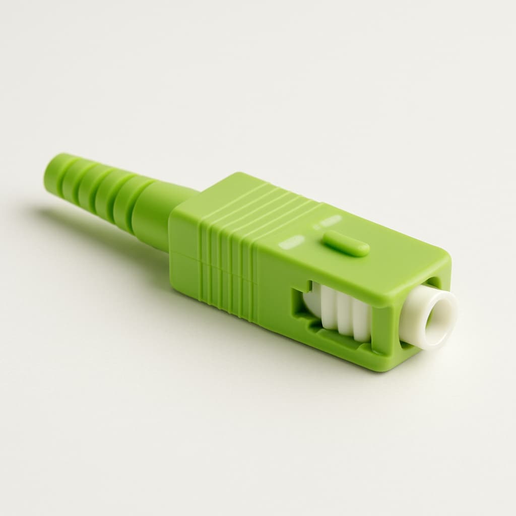 Telegaertner J08080B0027 SC Plug Multimode OM5 — illustrative AI-generated image